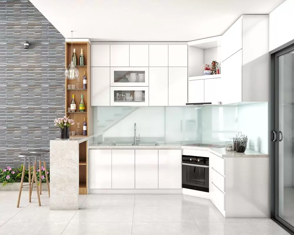 Tủ Bếp Nhựa Chữ U: Giải Pháp Tối Ưu Không Gian Bếp Rộng